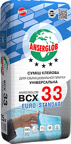 Суміш клейова ANSERGLOB BCX 33 25 кг